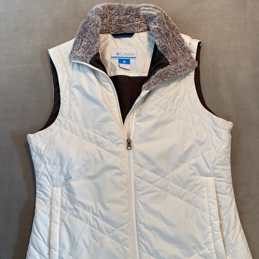 White Columbia Vest